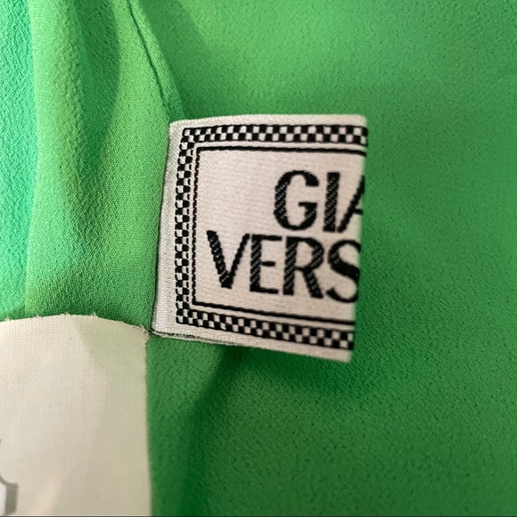 Versace Medusa Black Leather Top Size 10 USA Limited Edition Medusa Bondage 2002 - Picture 13 of 13